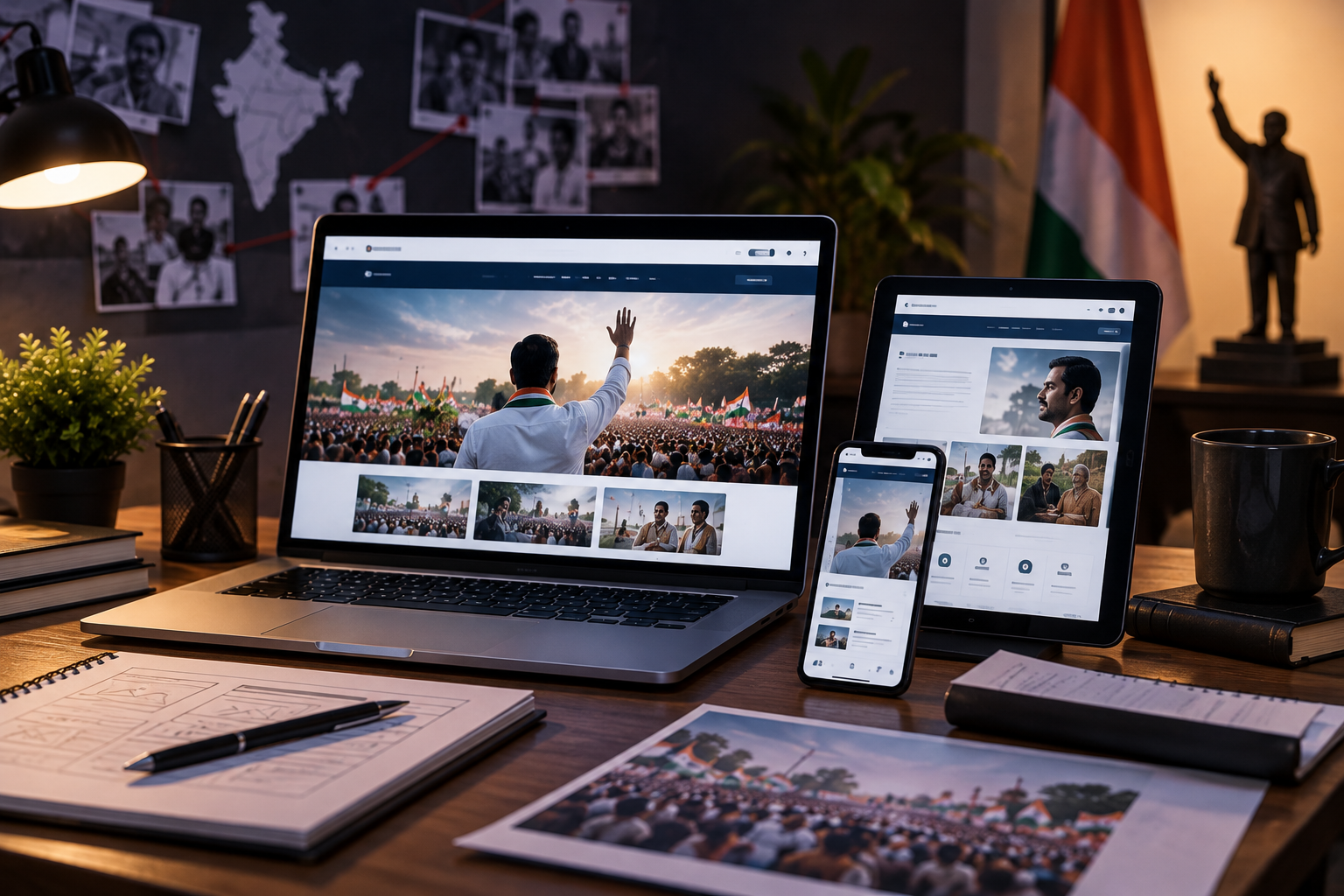 Campaign Website and Digital Identity